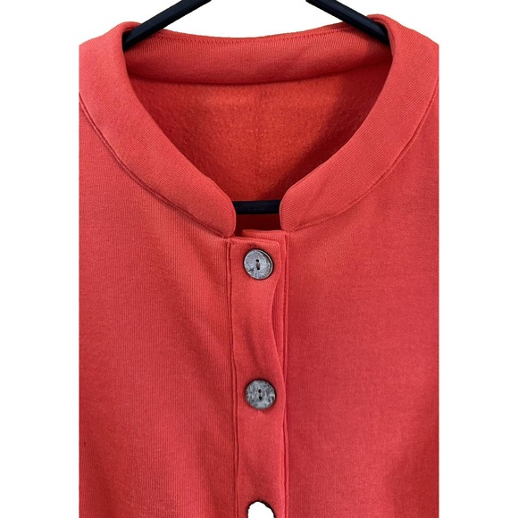 NWT, Floral Blooming Women’s Sz Medium Red Button Front Jacket w/Pockets - Picture 3 of 16